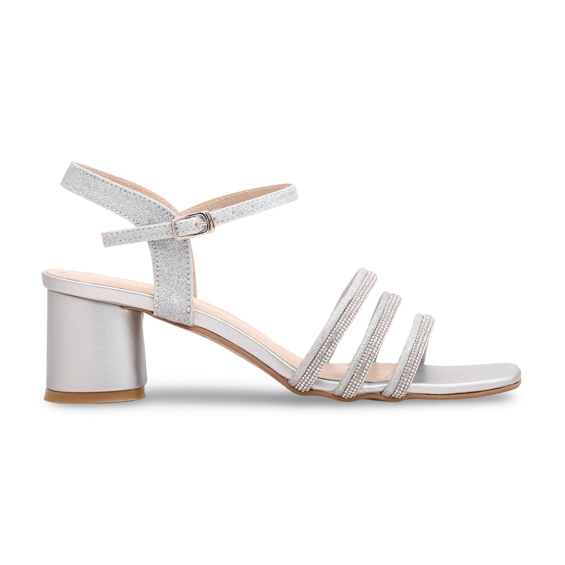 Silver Fancy Sandal FN5814