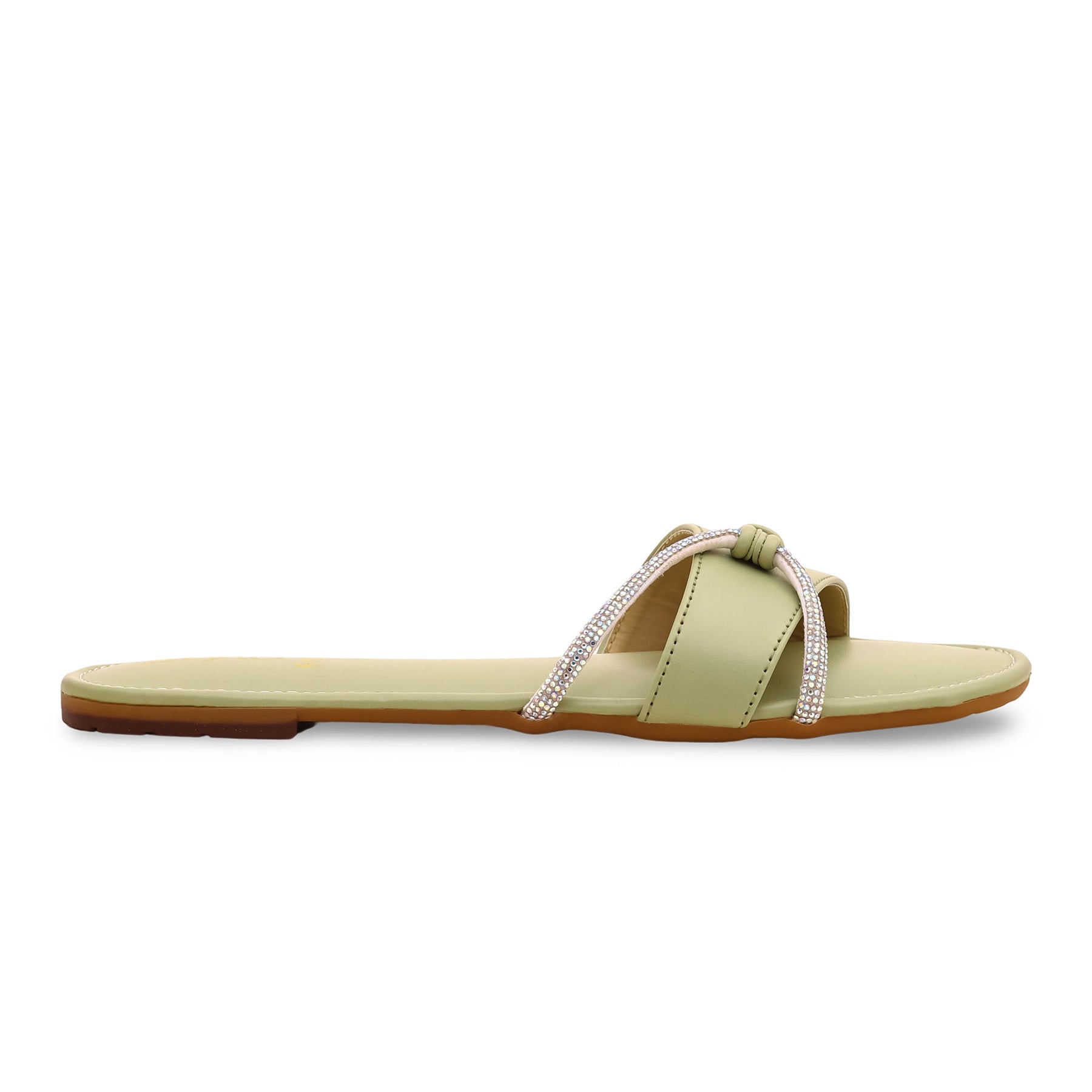 Olive Formal Slipper FR8144