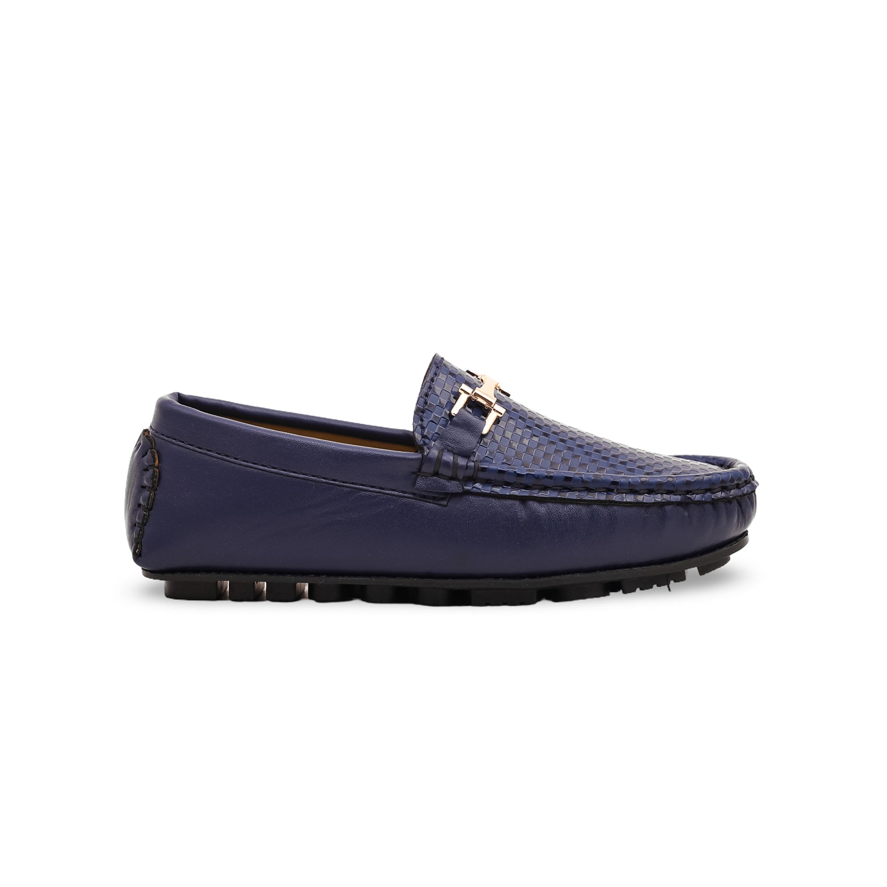 Boys Navy Formal Moccasin KD0767