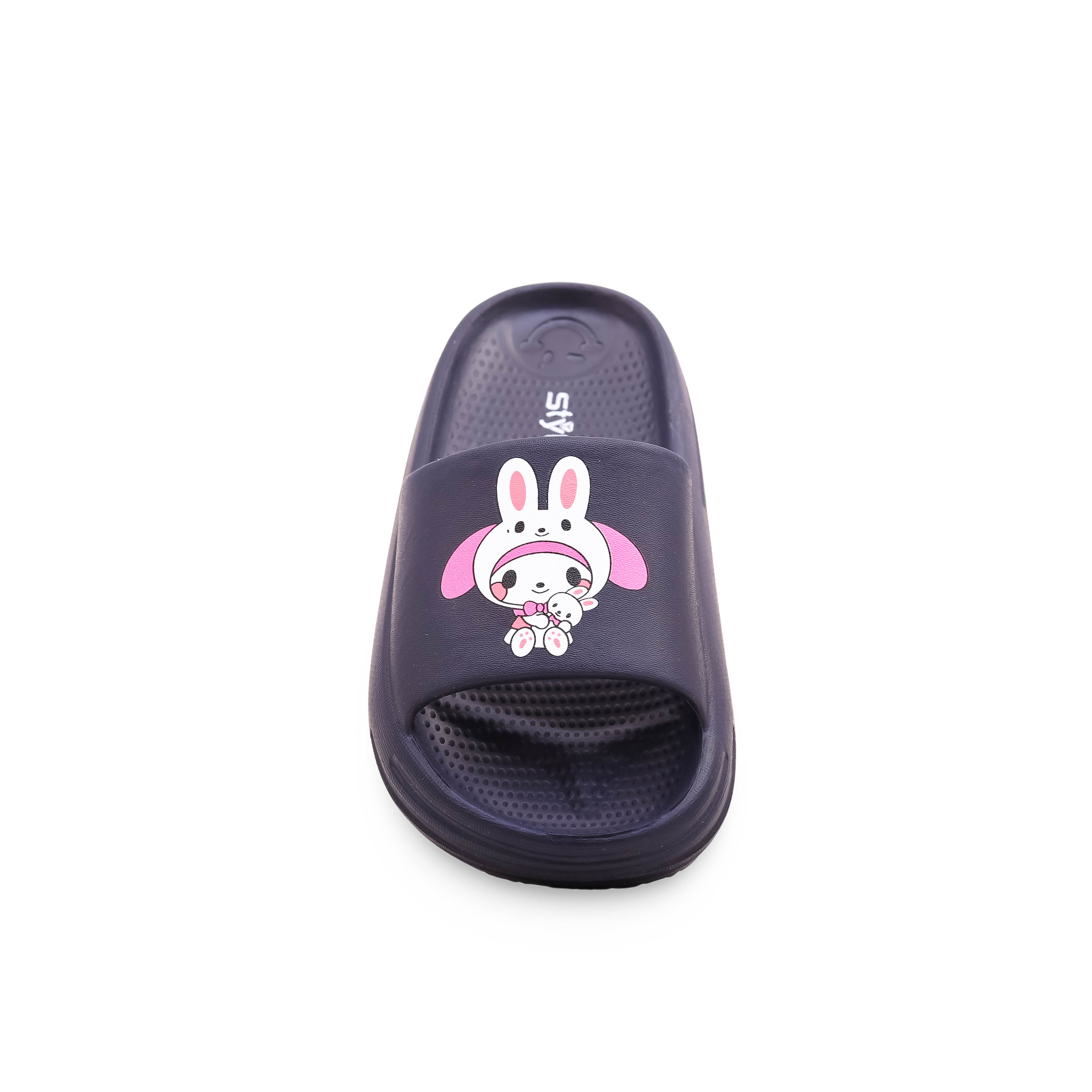 Girls Navy Casual Flip Flop KD5381