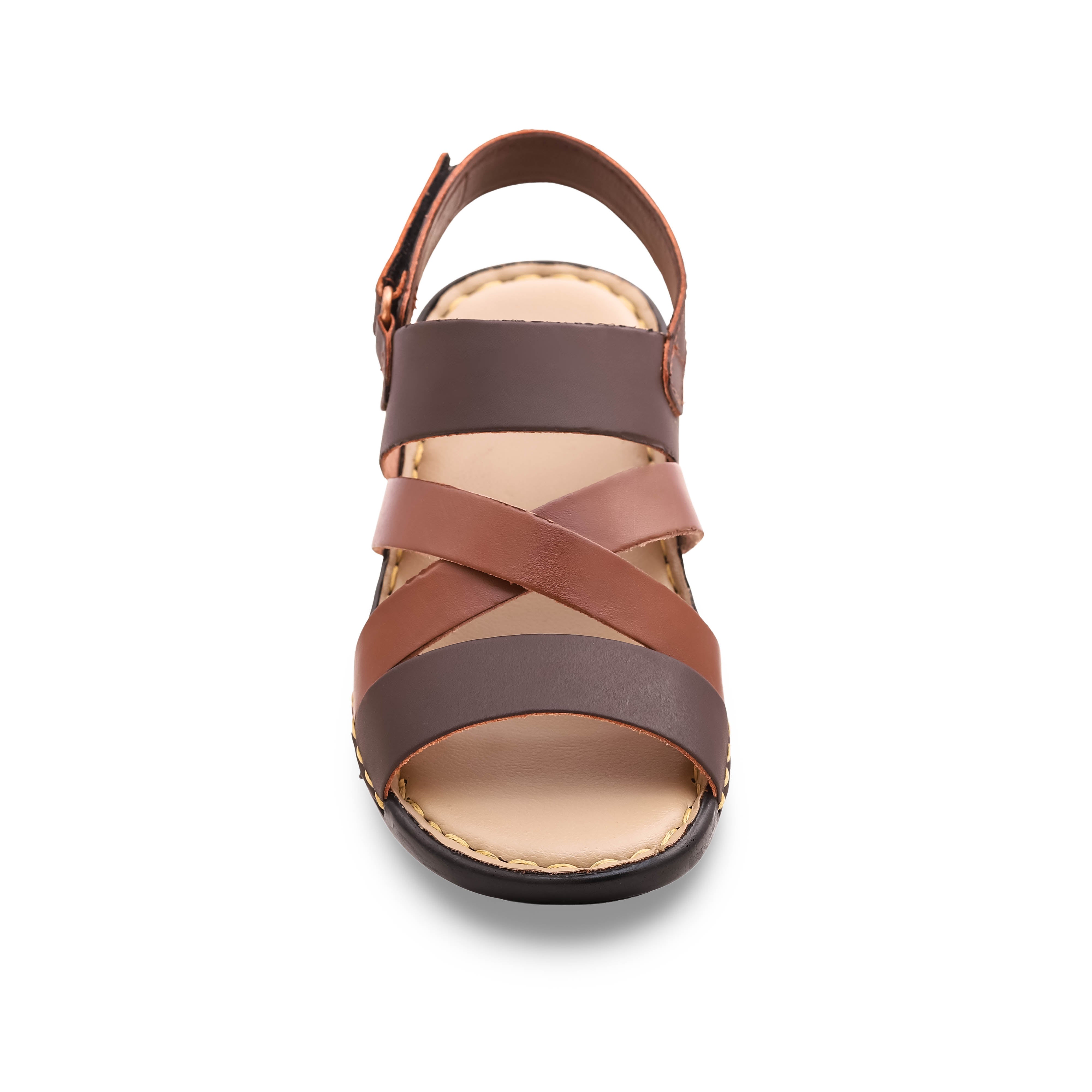 Boys Brown Formal Sandal KD9465