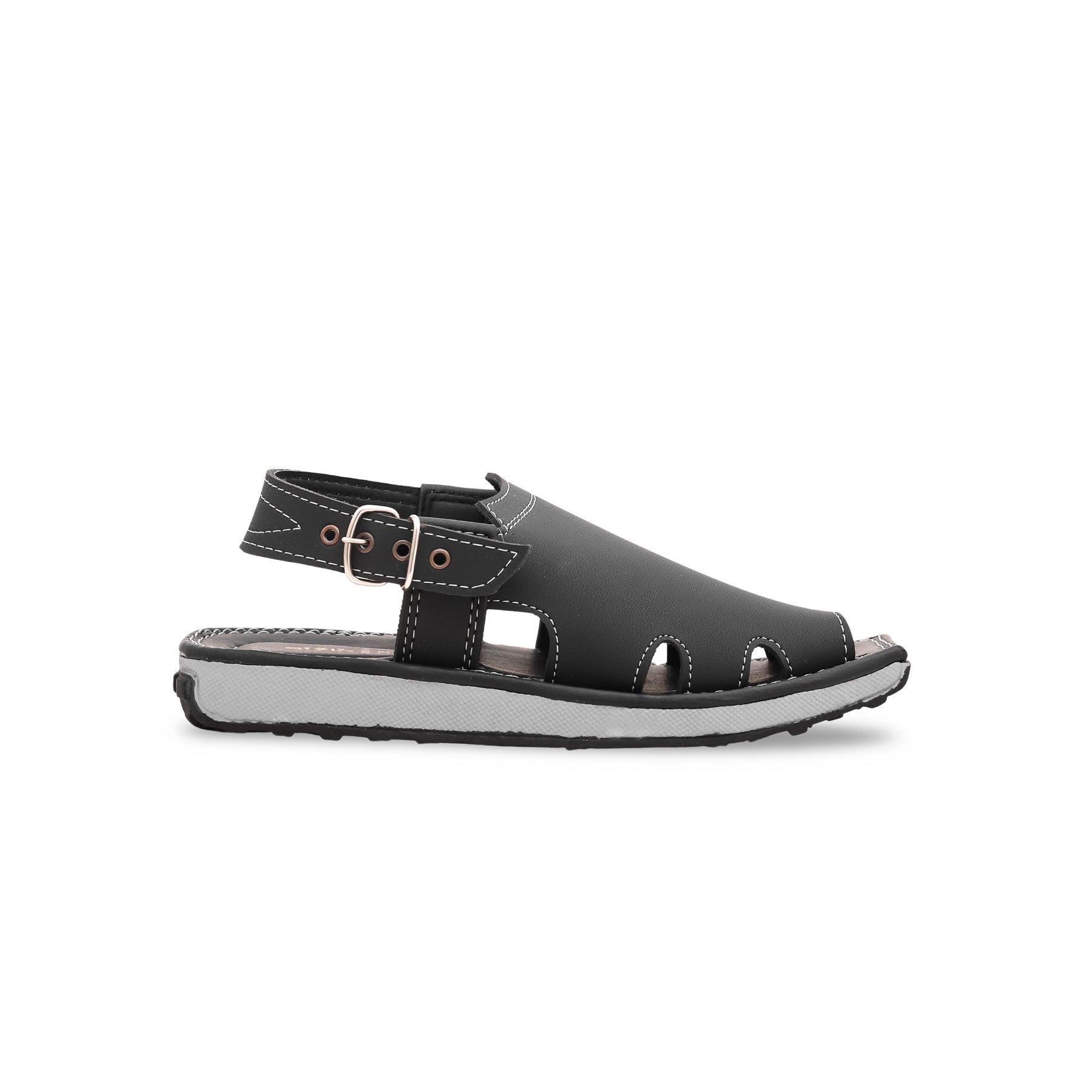 Boys Black Peshawari Chappal KD9519