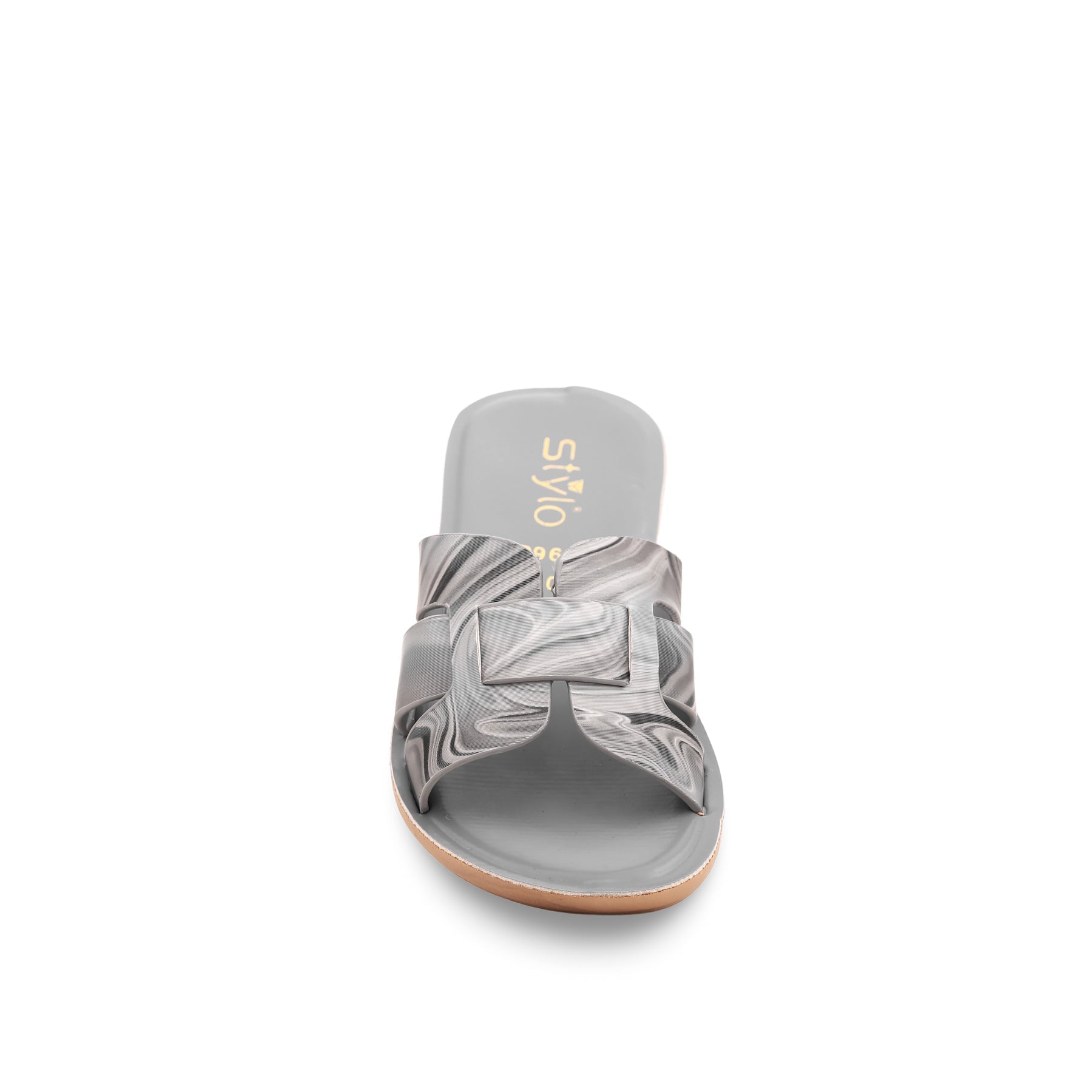 Girls Grey Casual Slipper KD9602