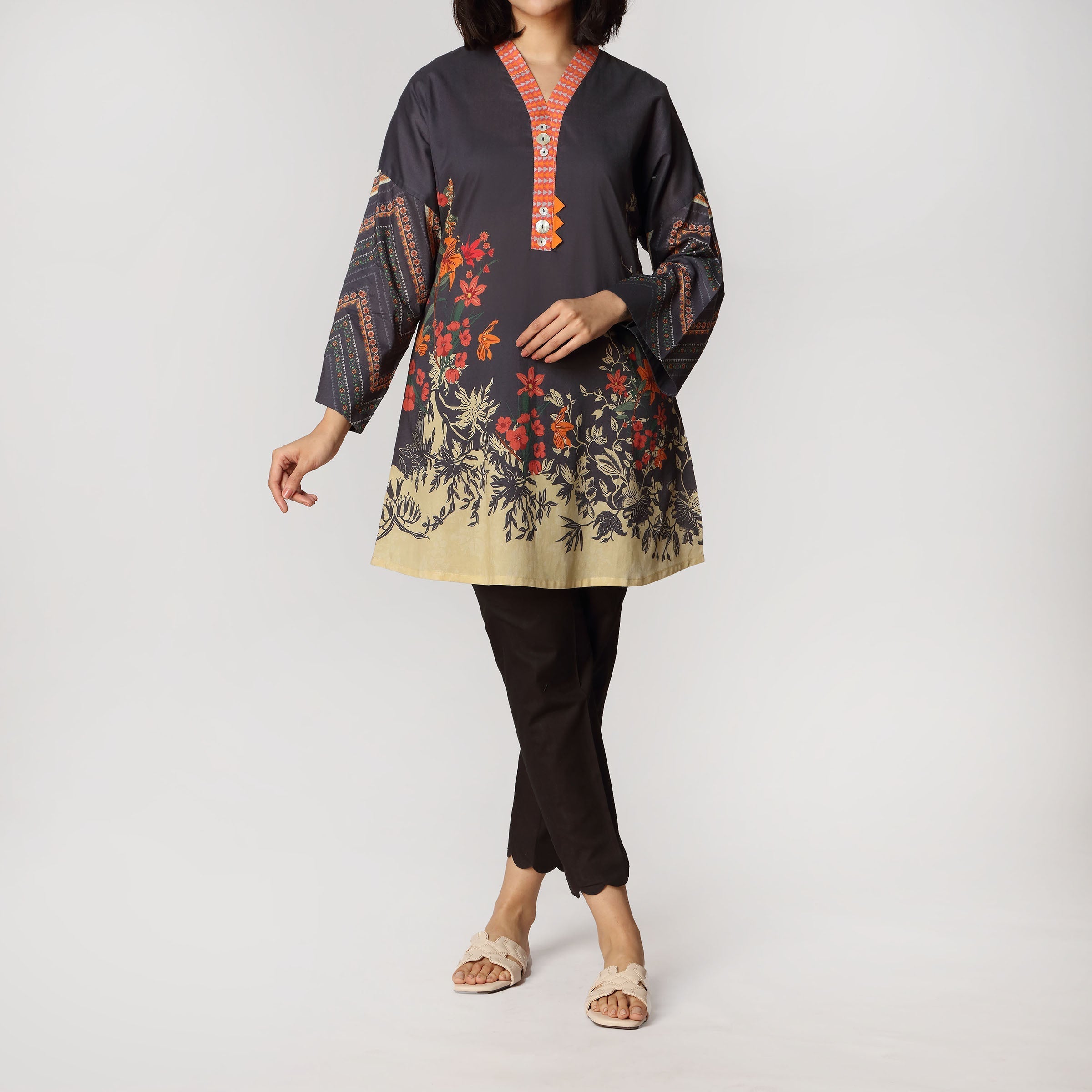 1PC- Digital Printed Lawn Shirt PS3139